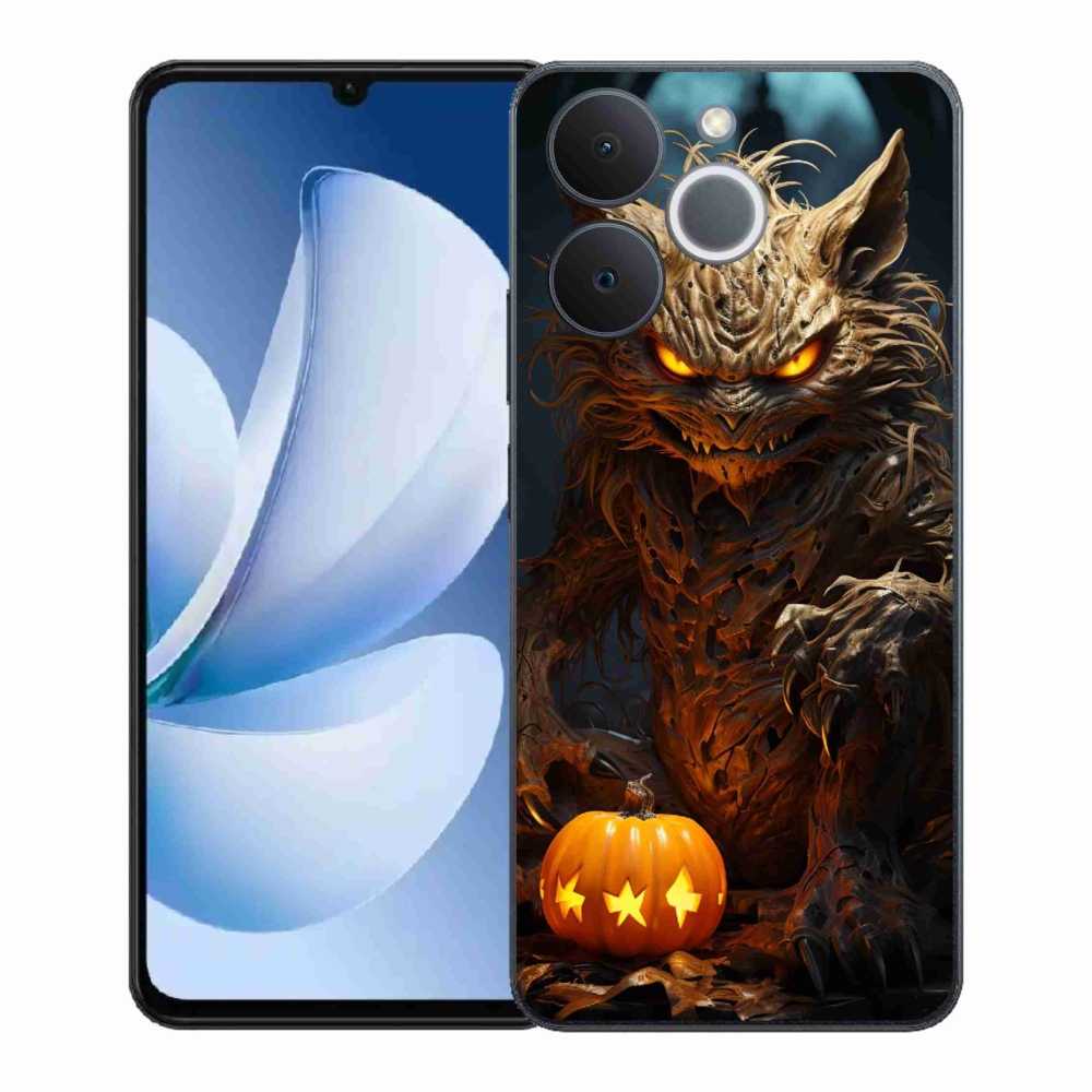 Gél borítás mmCase a Realme Note 70T számára - Halloween szörnyeteg