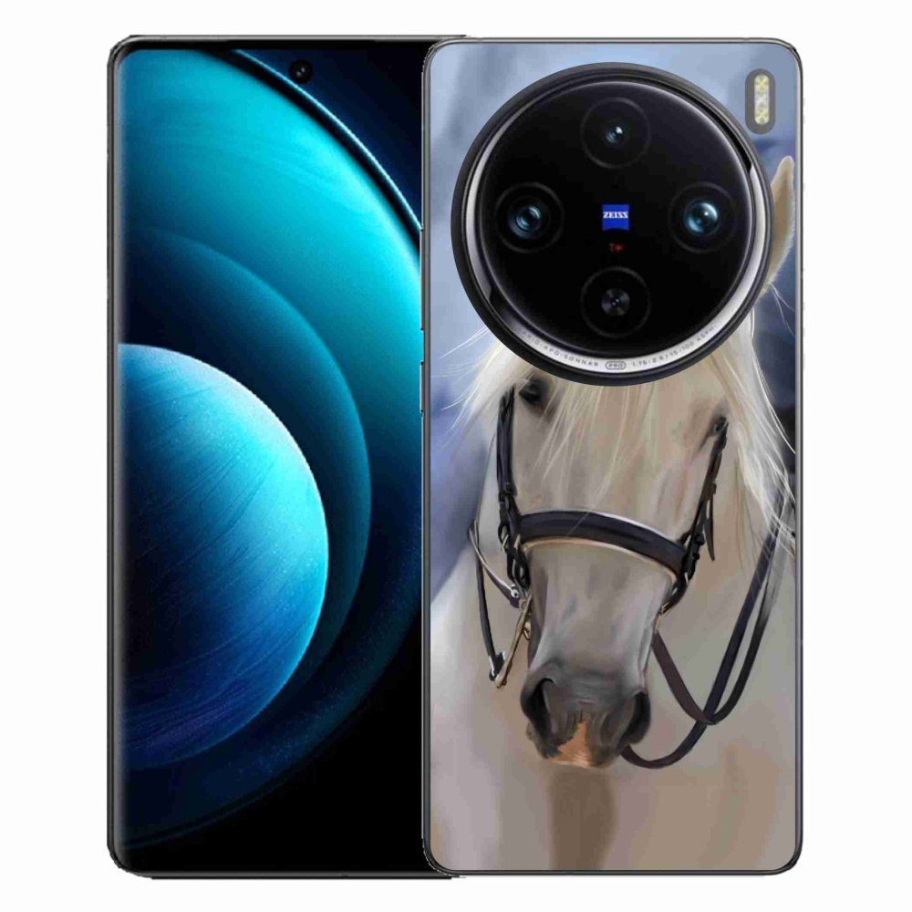 Zselés borítás mmCase a Vivo X100 Pro 5G készülékhez - fehér ló
