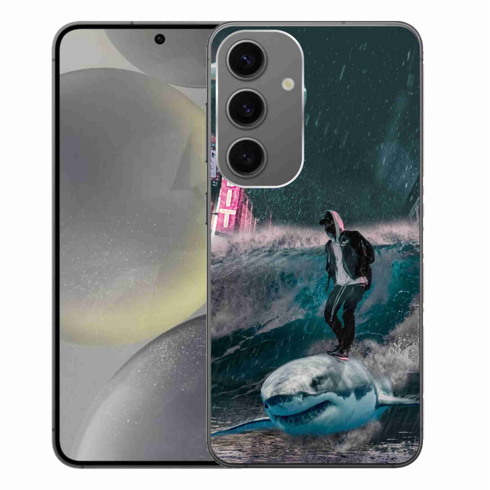 Zselés borítás mmCase Samsung Galaxy S24+ - cápa