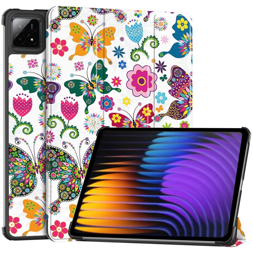 Patty intelligens pozicionáló táblagép tok Xiaomi Pad 7/7 Pro - pillangók