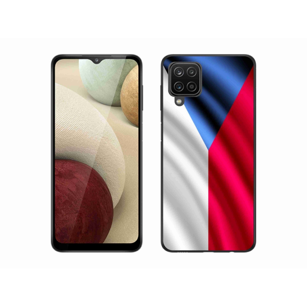 Gél borítás mmCase Samsung Galaxy A12 - cseh zászlóhoz