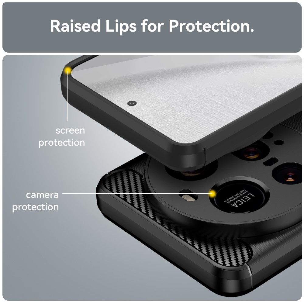 Szénálló zselés tok Xiaomi 15 Ultra - fekete