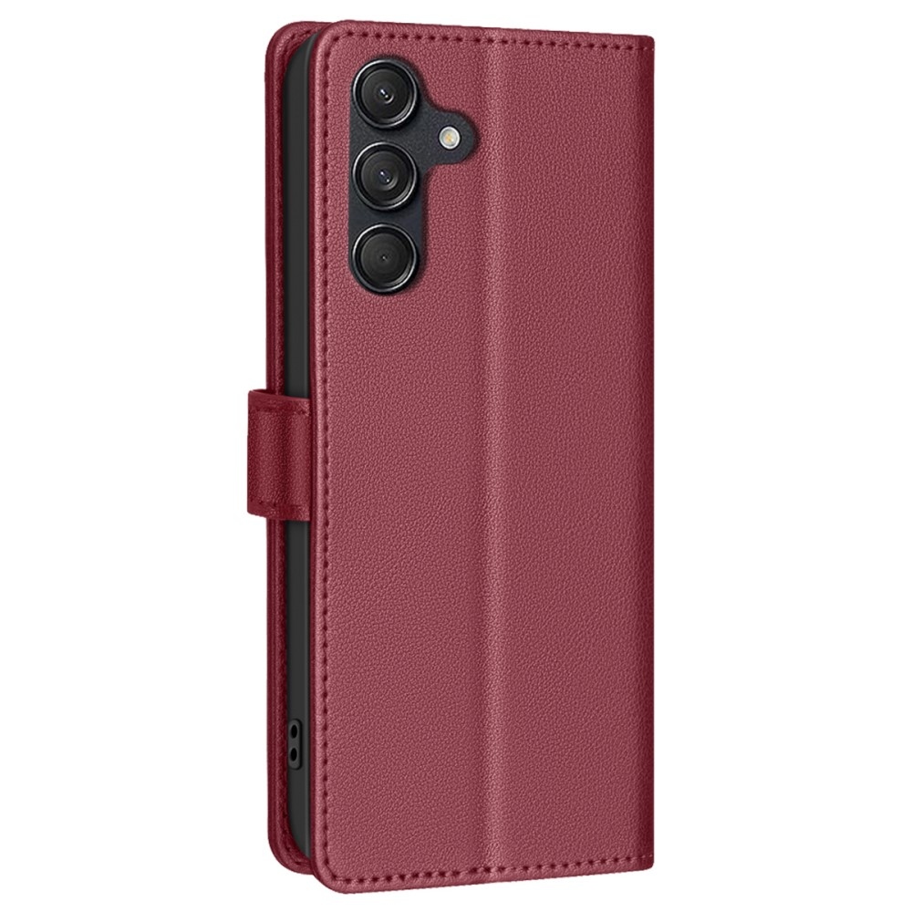 BINFEN könyvtáska Samsung Galaxy A36 5G - piros