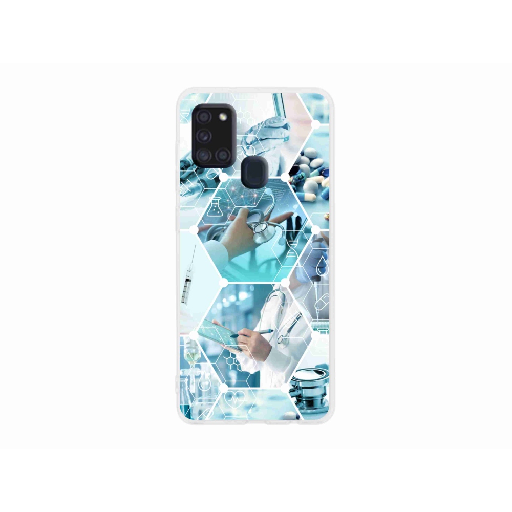 Gél borító mmCase Samsung Galaxy A21s készülékhez - egészség