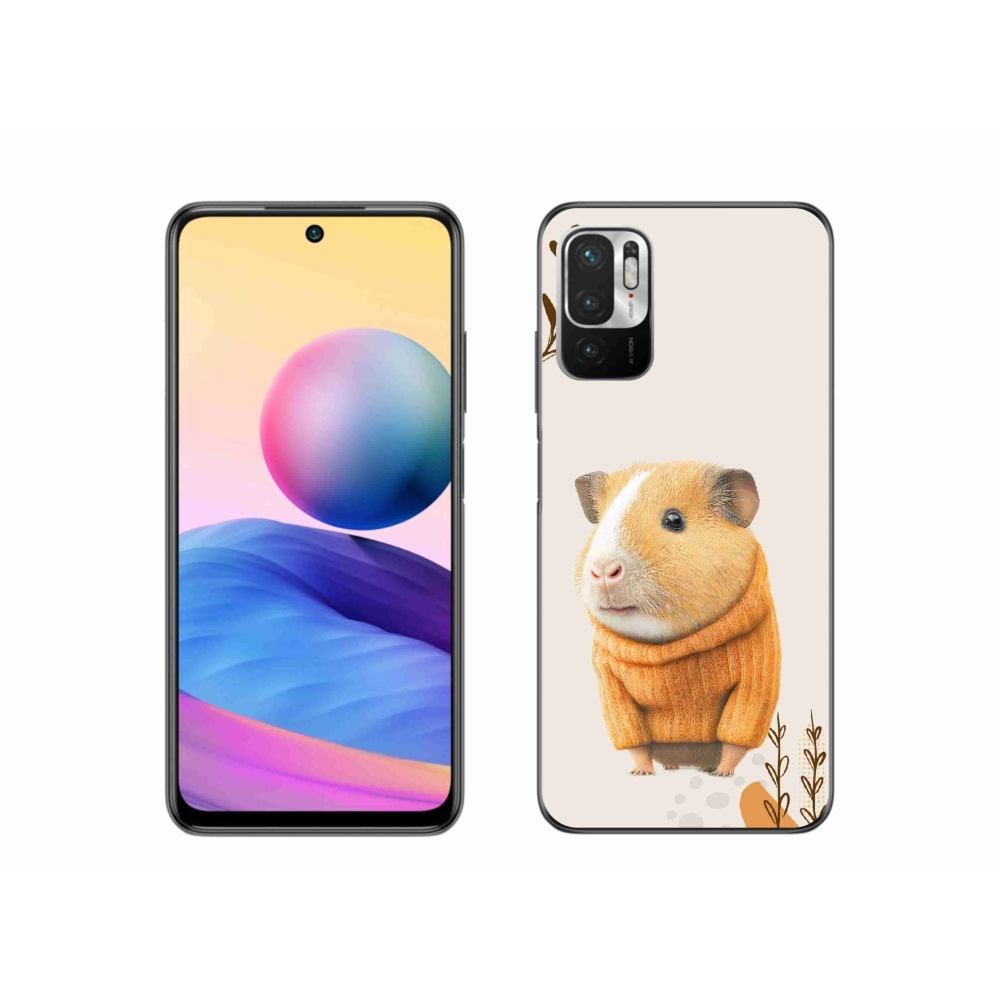 Gél borítás mmCase a Xiaomi Redmi Note 10 5G-hez - tengerimalac pulóverben