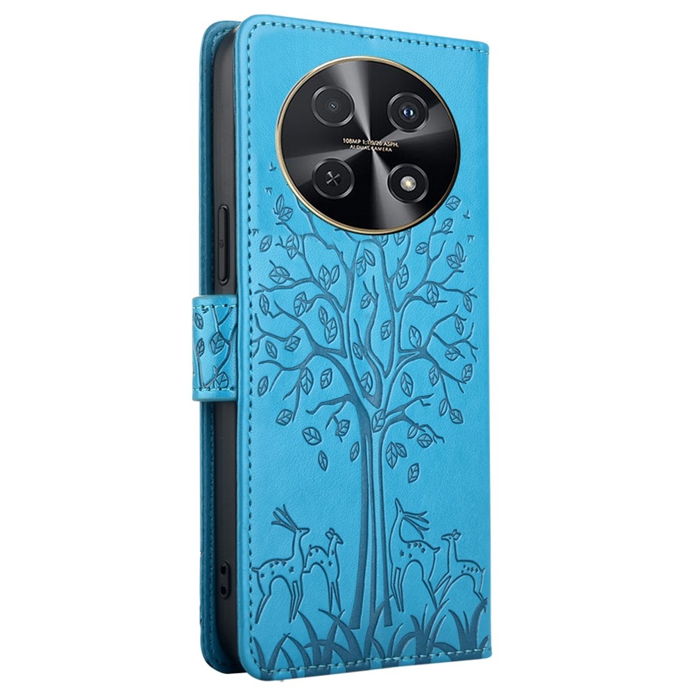 Fa könyvtáska Huawei Nova 12i készülékhez - kék