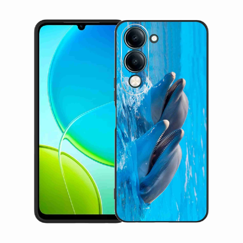 Zselés borítás mmCase a Vivo Y29s 5G készülékhez - delfinek