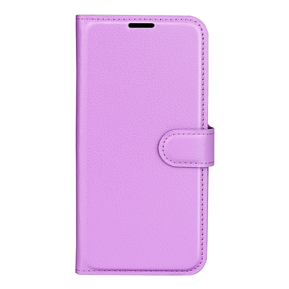 Litchi könyv tok a Xiaomi Poco M7 Pro 5G-hez - lila