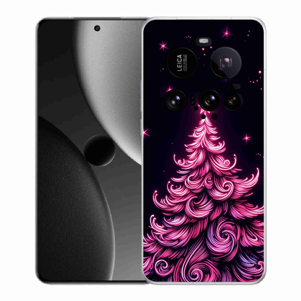 Gél borítás mmCase a Xiaomi 15 Ultra - neon karácsonyfa 2