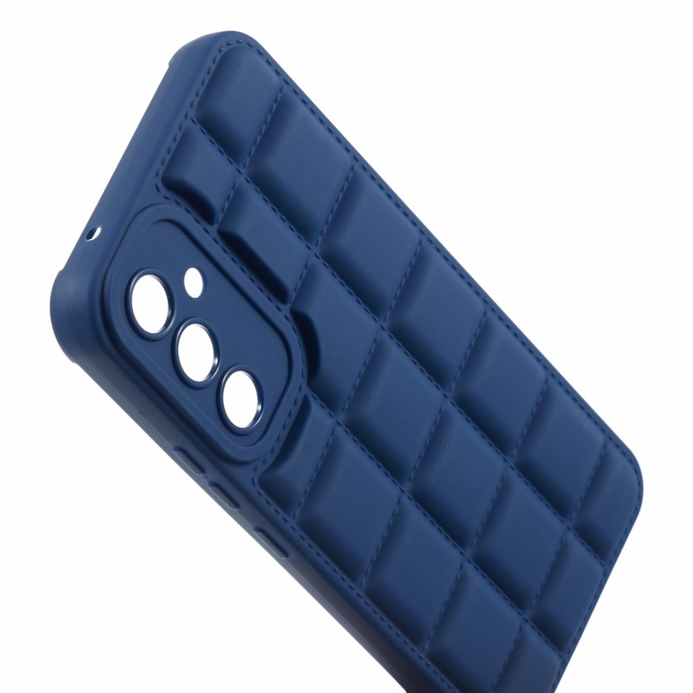 Rácsos tartós zselés tok Samsung Galaxy A24 készülékhez - kék
