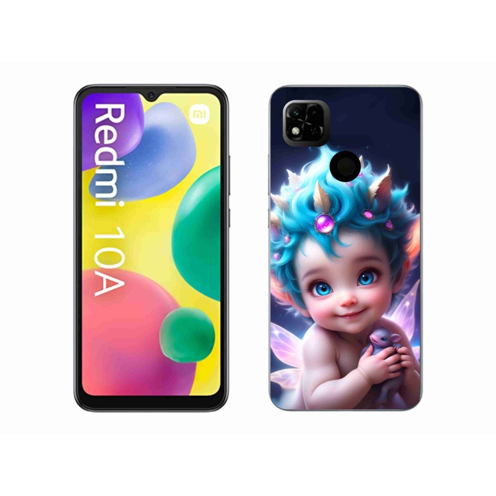 Gél borítás mmCase a Xiaomi Redmi 10A számára - baba pillangószárnyakkal