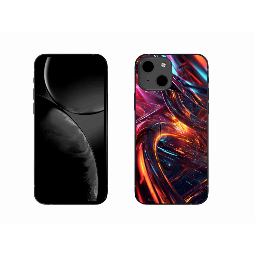 Zselés borítás mmCase iPhone 13-hoz - absztrakt motívum 10
