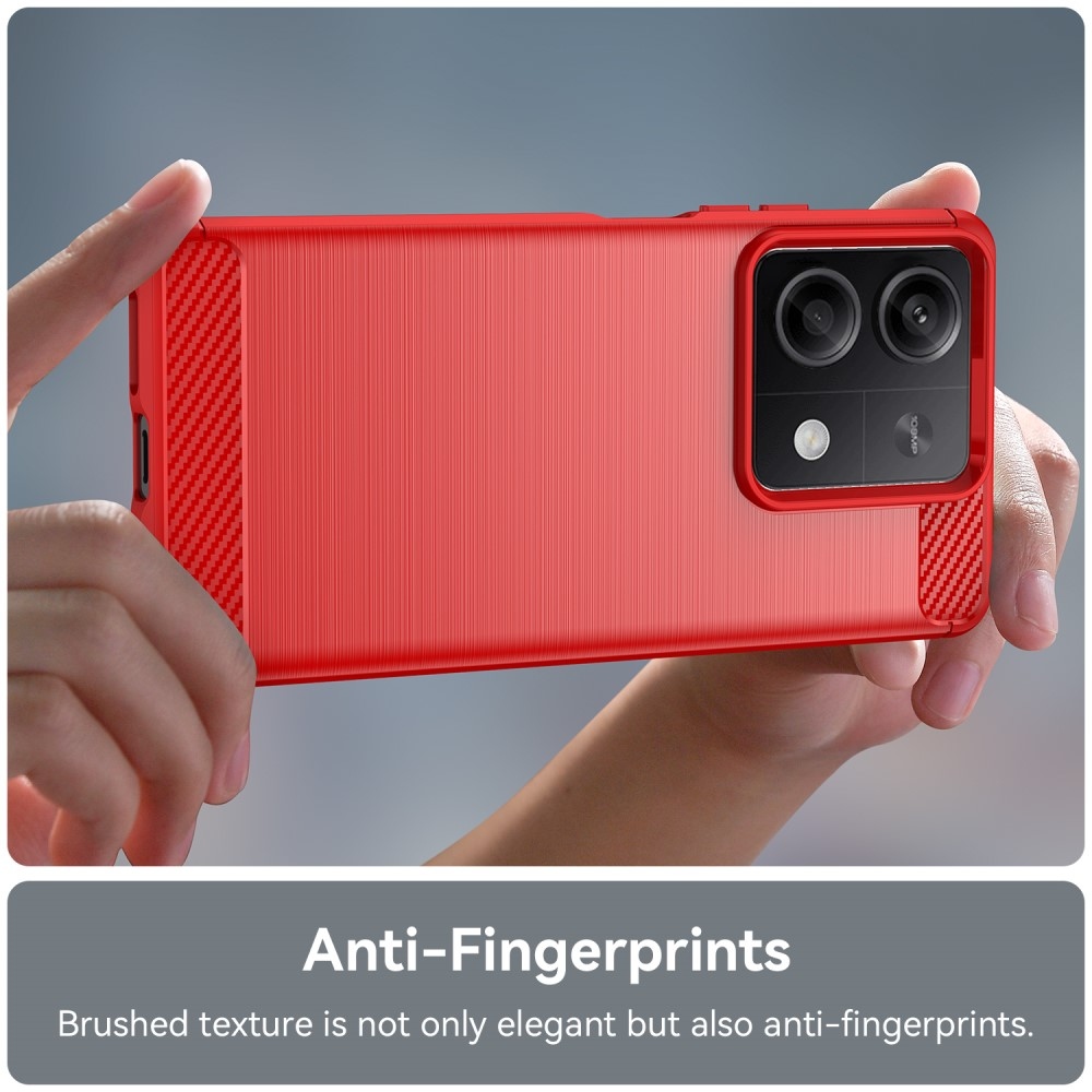 Szénálló zselés tok Xiaomi Redmi Note 13 5G - piros