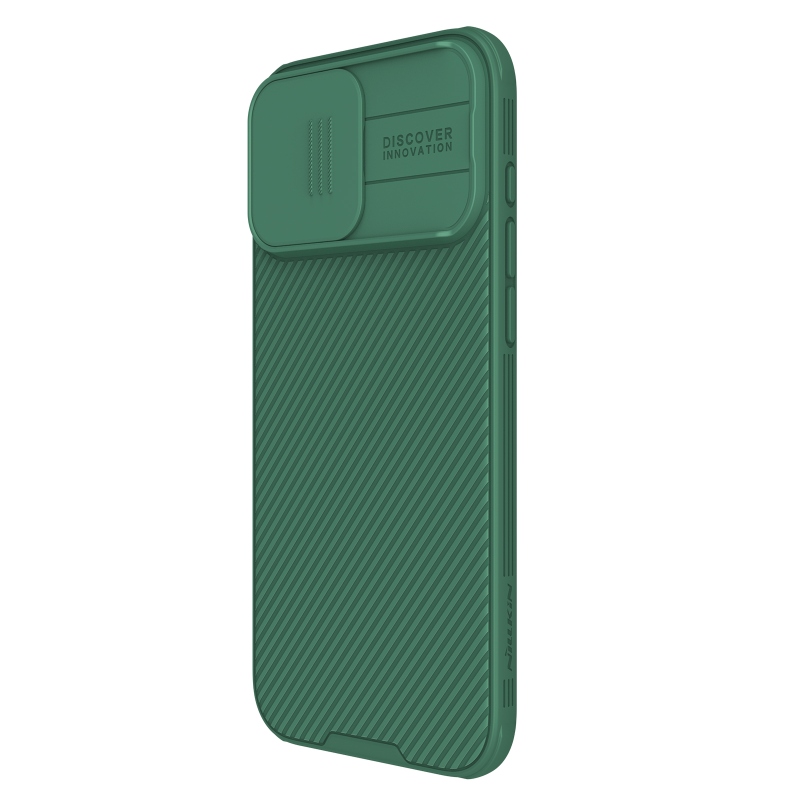 Nillkin CamShield PRO mágneses hátlap Apple iPhone 16 Pro Max készülékhez Sötétzöld