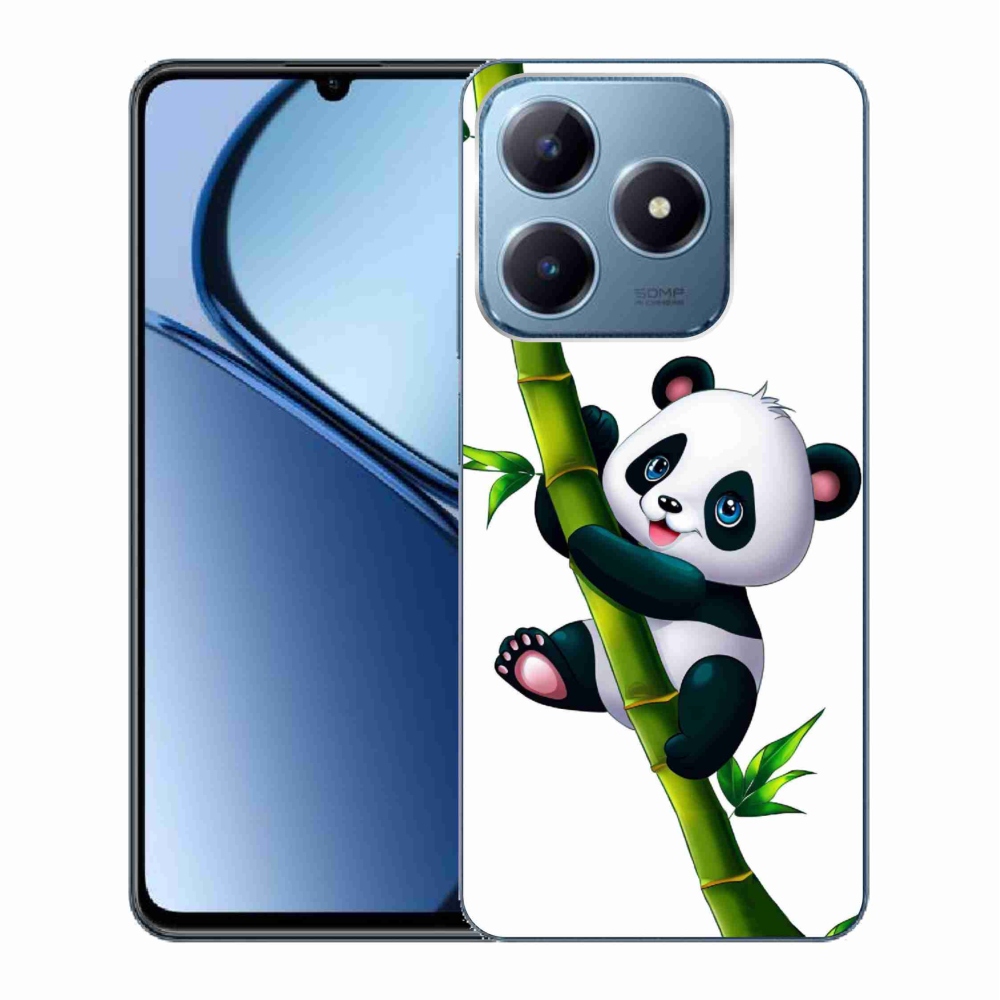 Gél borítás mmCase a Realme C63 készülékhez - bambusz pandával