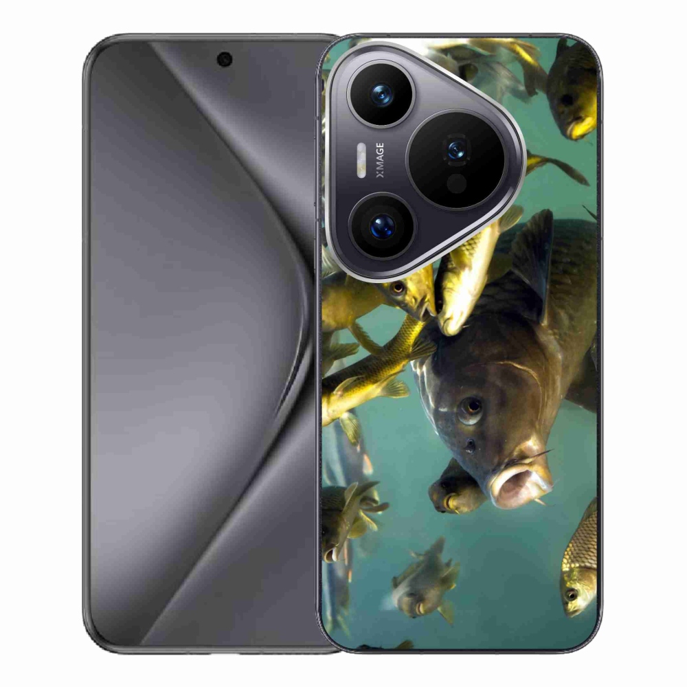 Gél tok mmCase a Huawei Pura 70 Pro számára - halak iskolája
