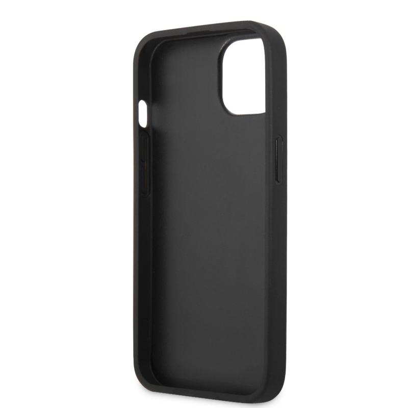Guess PU 4G fém logós hátlap iPhone 14 szürke modellhez