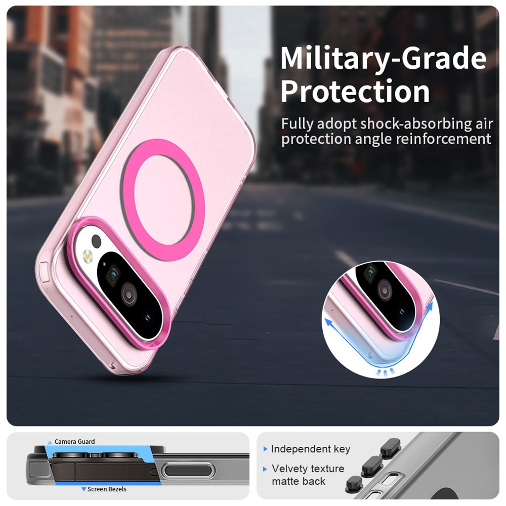 Candy MagSafe zselés tok Google Pixel 10 Pro/Pixel 10 - rózsaszínű