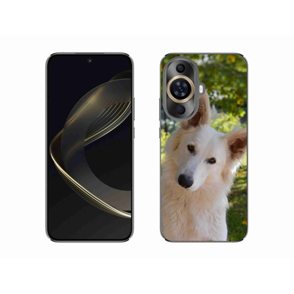 Gél borítás mmCase a Huawei Nova 11-hez - fehér Swiss Shepherd 1