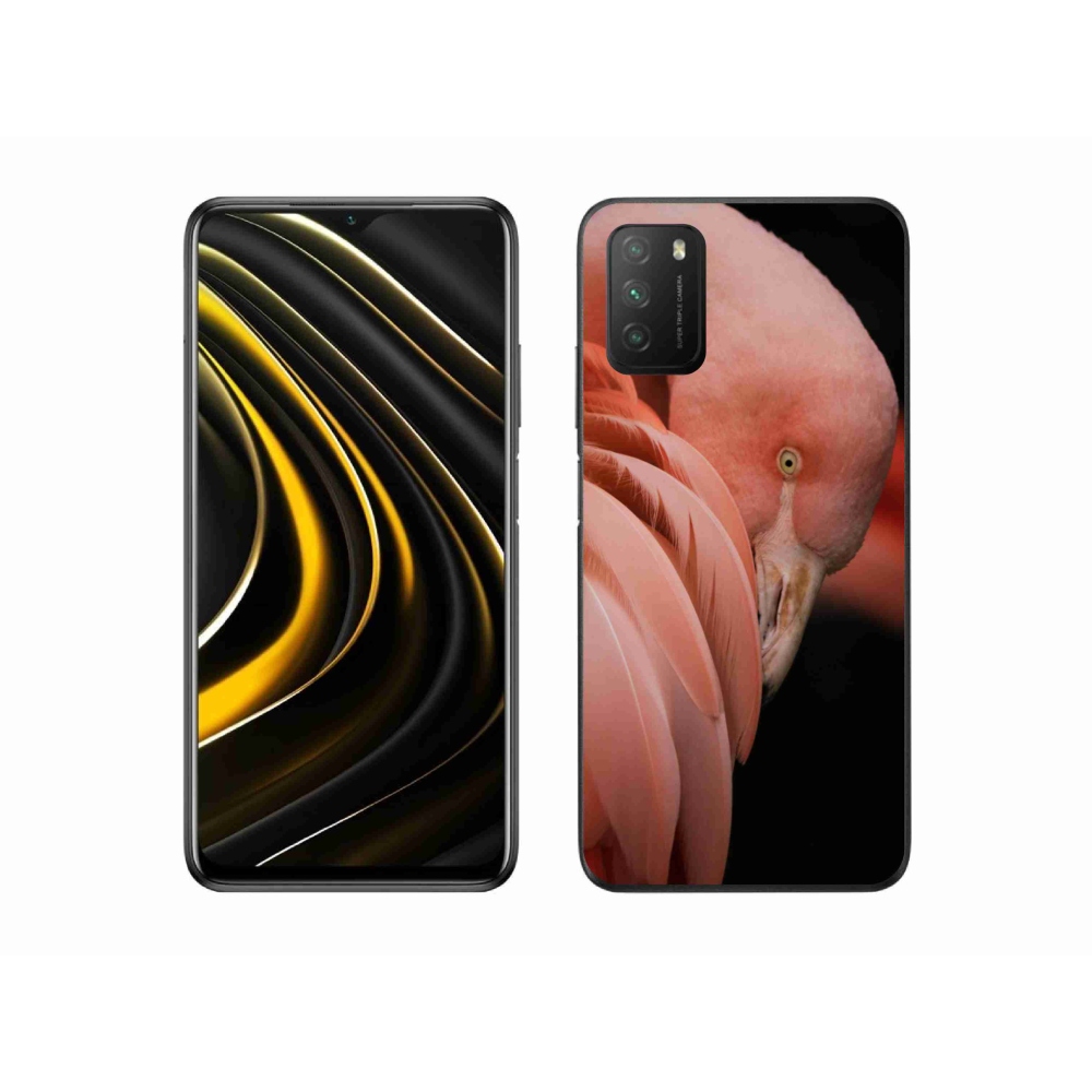 Gél borítás mmCase a Xiaomi Poco M3-hoz - flamingó 3