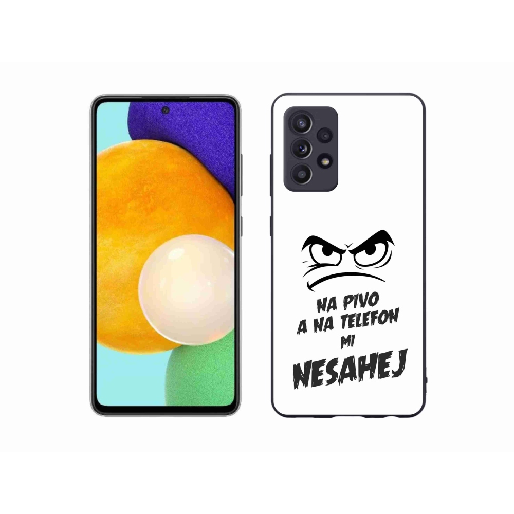 Gél borítás mmCase Samsung Galaxy A52/A52 5G - sör motívum 2 fehér háttérrel
