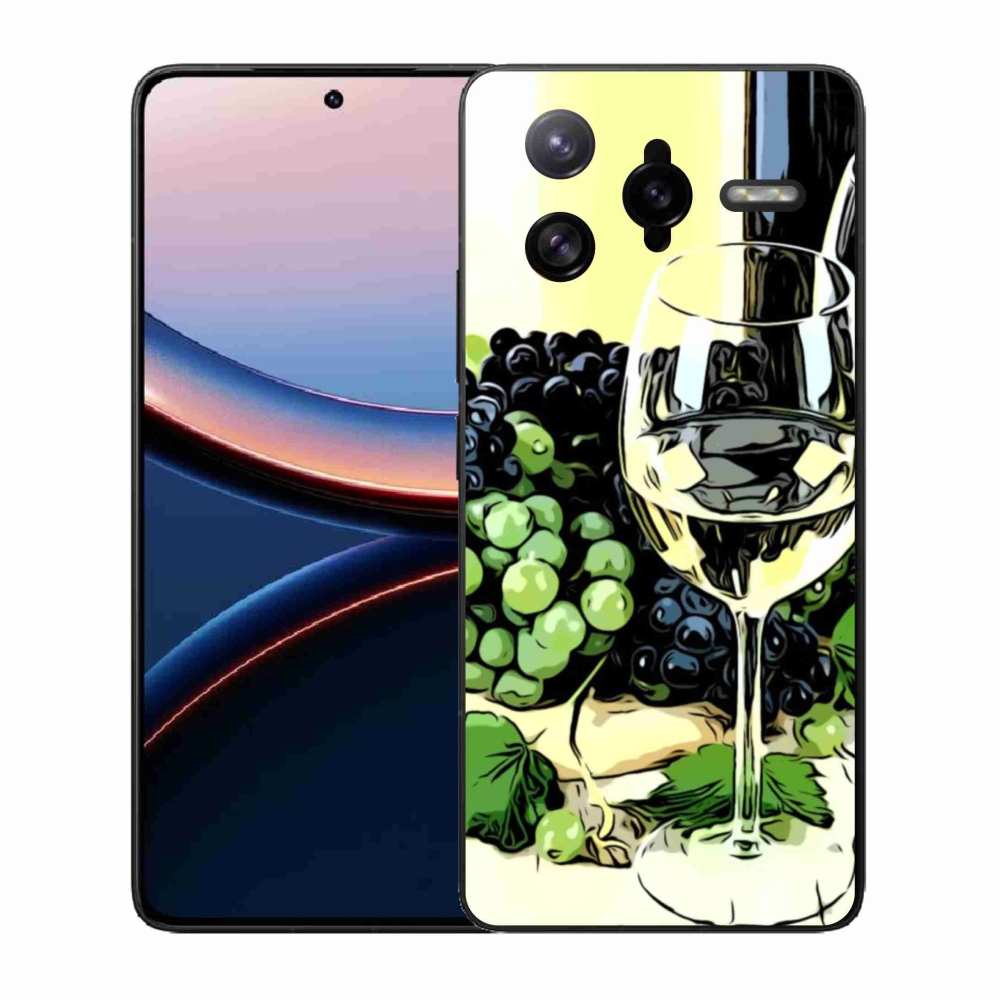 Gél borítás mmCase a Xiaomi Poco F7 Ultra számára - pohár bor