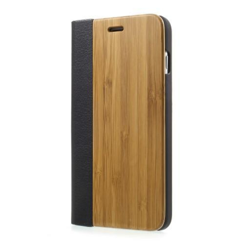Valódi PU bőr tok iPhone 8 Plus és 7 Plus készülékhez - világosbarna színben