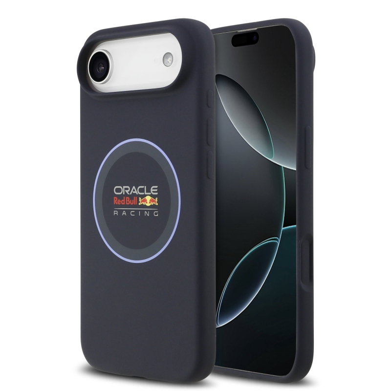 Red Bull szilikon kék gyűrűs MagSafe hátlap iPhone Air tengerészgyalogsághoz