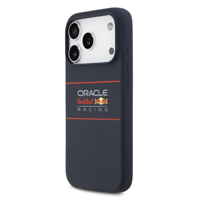 Red Bull szilikon vízszintes logóval ellátott MagSafe hátlap iPhone 17 Pro Max-hoz Navy Navy