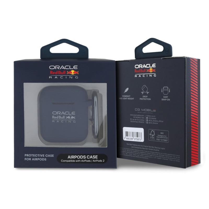 Red Bull szilikon tok az AirPods 1/2 tengerészgyalogsághoz