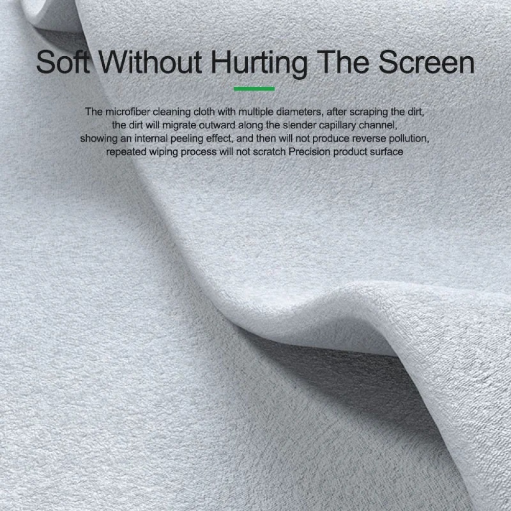RELIFE mikroszálas képernyőtisztító kendő (15,7 x 15,7cm) - szürke