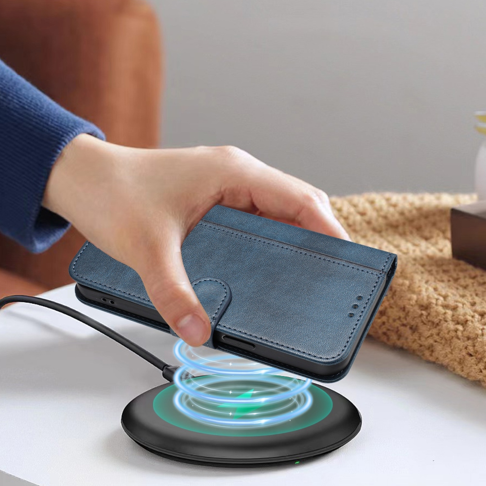 Retros könyv tok a T-Mobile T Phone 3 készülékhez - kék