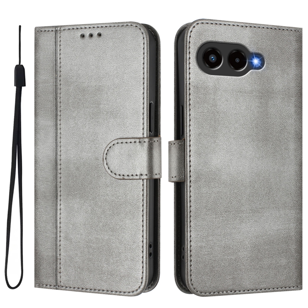 Retros könyv tok T-Mobile T Phone 3 készülékhez - szürke