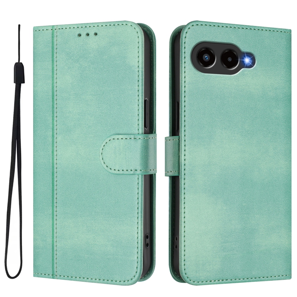 Retros könyv tok a T-Mobile T Phone 3 készülékhez - világoszöld