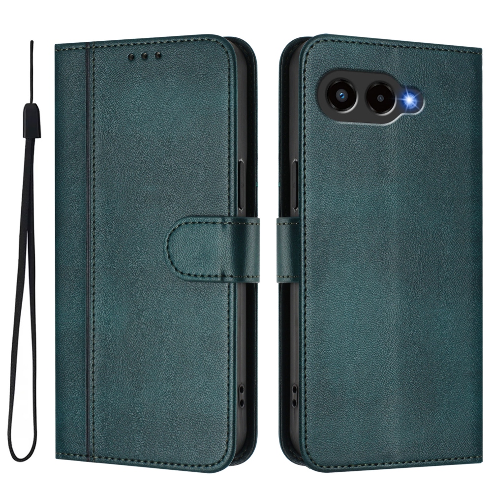 Retros könyv tok a T-Mobile T Phone 3 készülékhez - sötétzöld