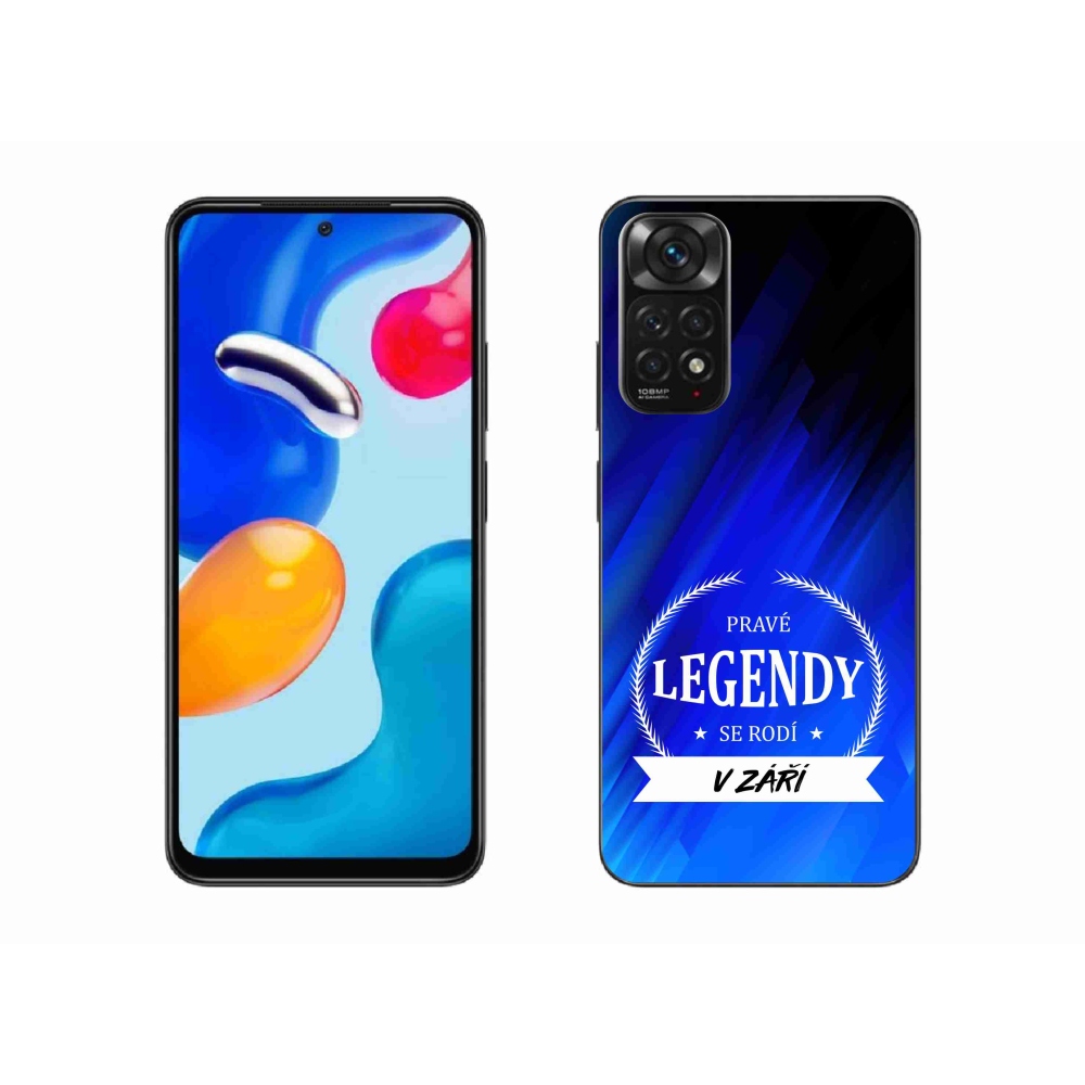 Gél borítás mmCase a Xiaomi Redmi Note 11S 4G - Legendák szeptemberi kék háttérrel