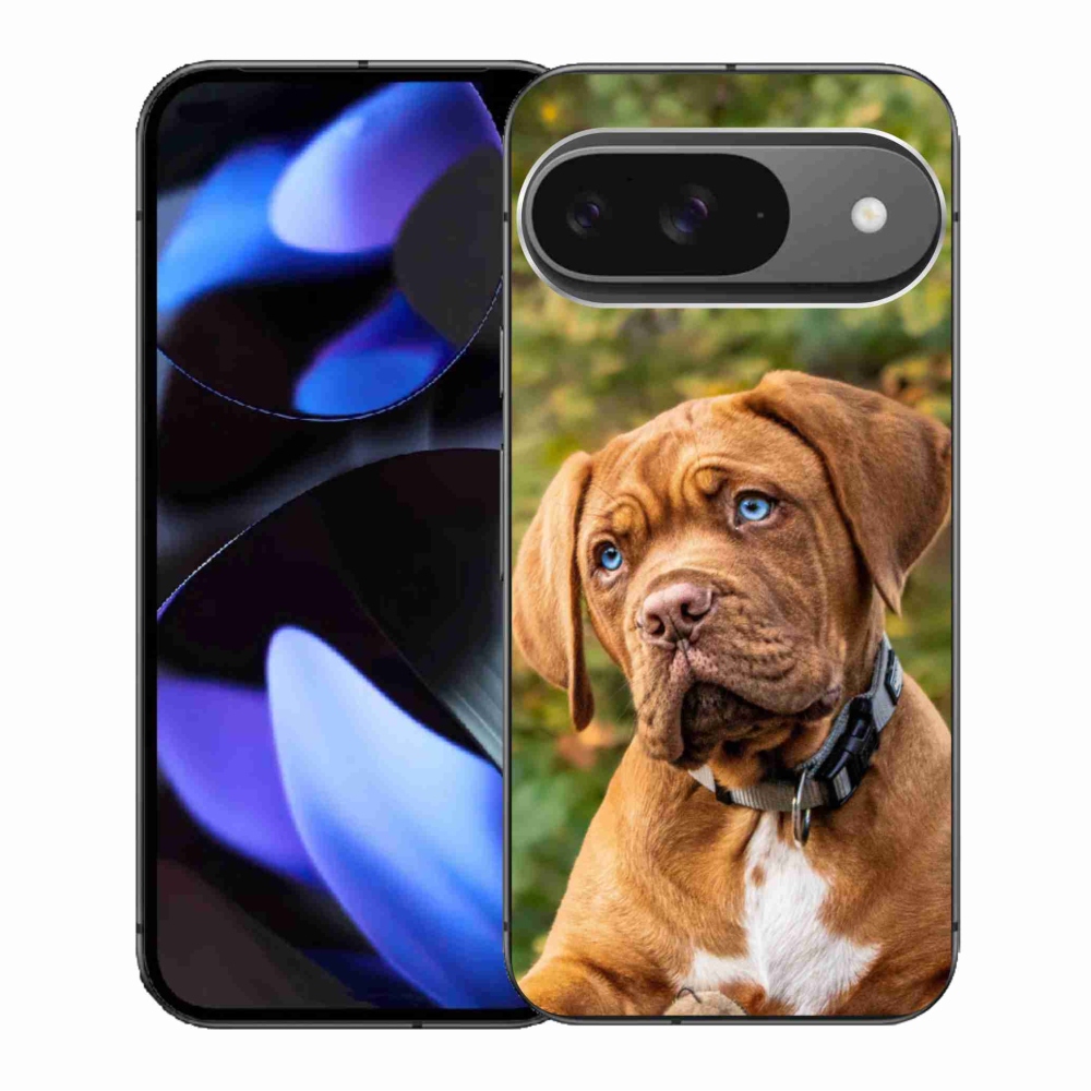 Zselés borítás mmCase a Google Pixel 9/9 Pro számára - kölyökkutyakék