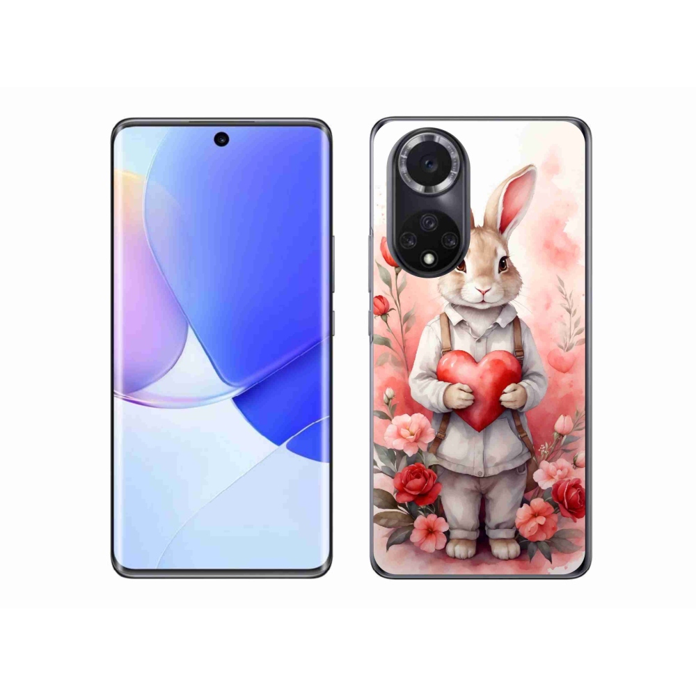 Gél borító mmCase a Huawei Nova 9-hez - nyúl szívvel