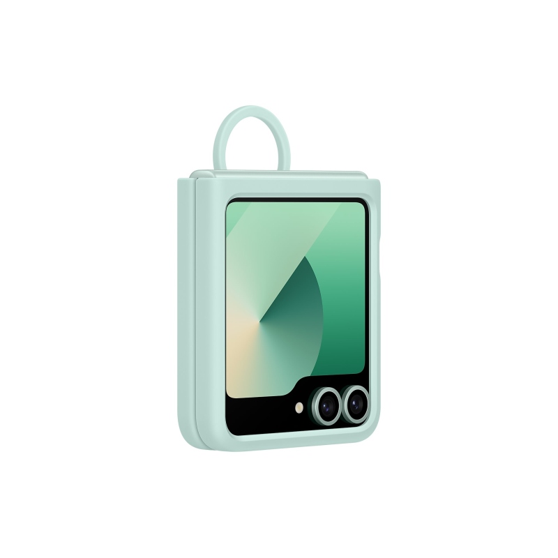 EF-PF741TME Samsung szilikon borító gyűrűvel a Galaxy Z Flip 6 menta modellhez