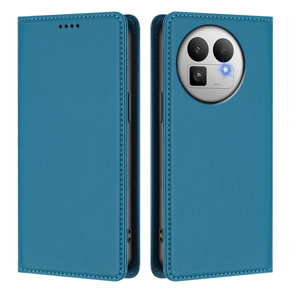 RFIDS könyvtáska Realme GT 8 Pro 5G készülékhez - világoskék színben