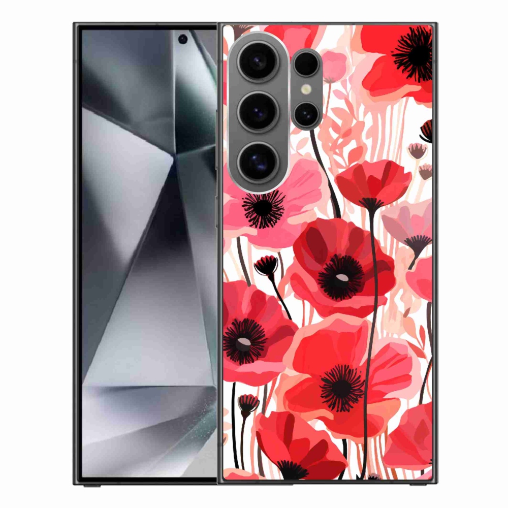 Gél védőhuzat mmCase Samsung Galaxy S24 Ultra - mákos 1