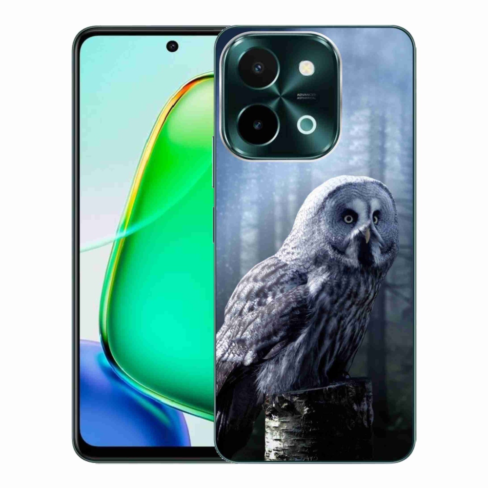 Zselés borítás mmCase a Vivo Y28-hoz - bagoly