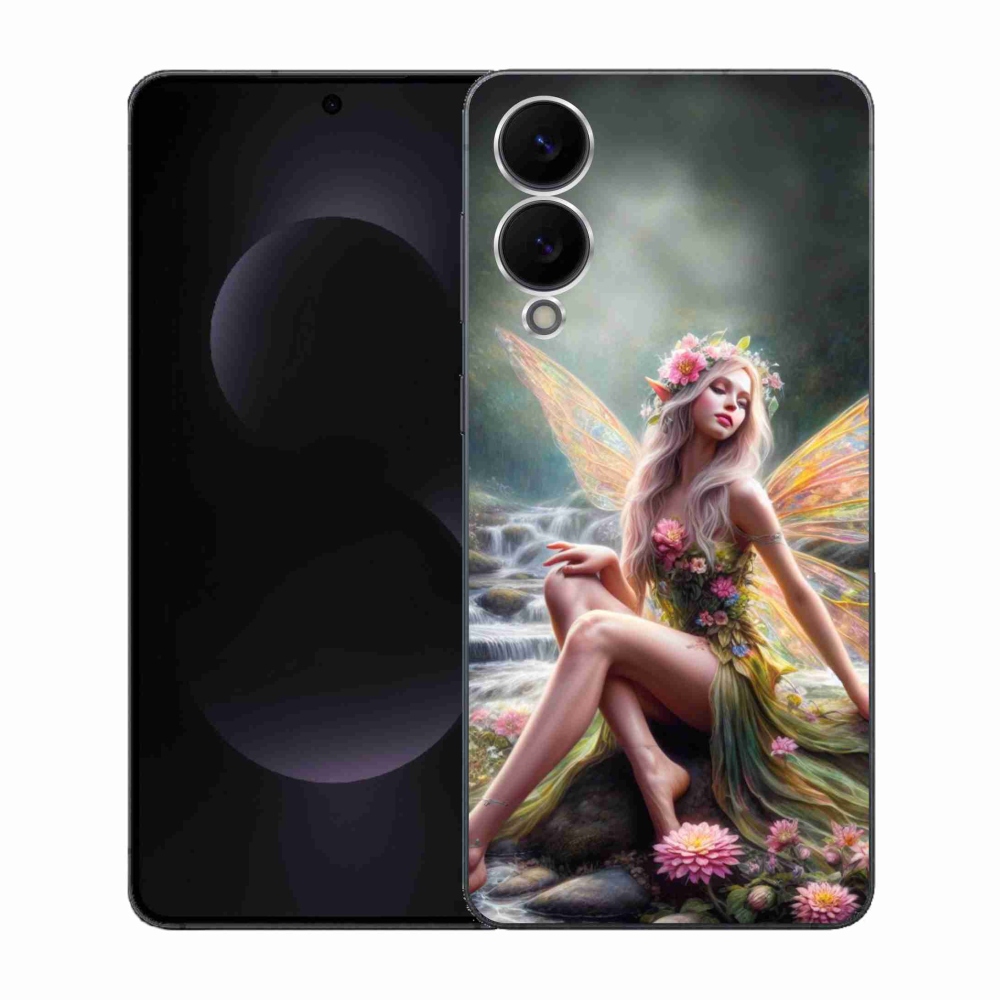Gél borítás mmCase Samsung Galaxy S25 Edge - pillangó nő 1