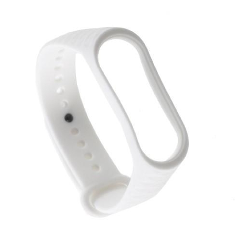 Rhomb gél szíj a Xiaomi Mi Band 3 készülékhez - fehér