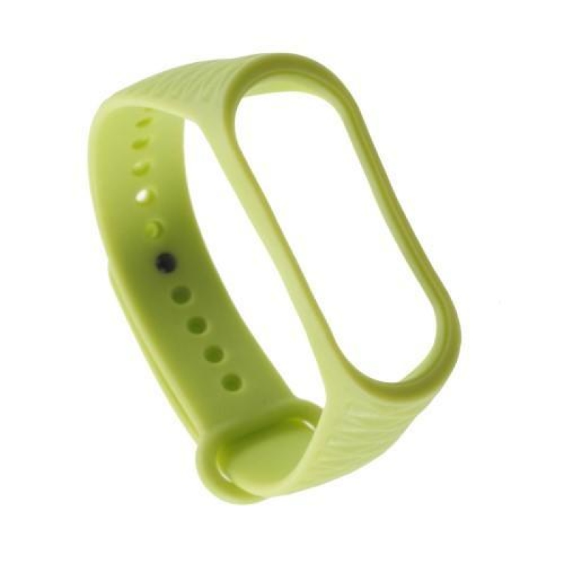 Rhomb gél szíj a Xiaomi Mi Band 3 készülékhez - zöld