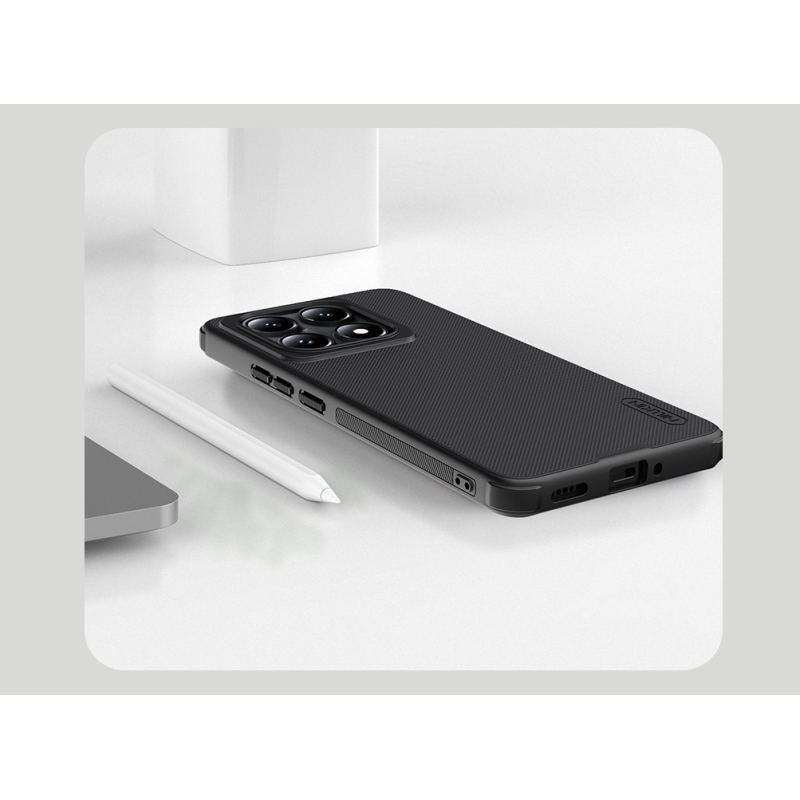 Nillkin Super Frosted PRO mágneses hátlap Xiaomi 14T Pro Fekete
