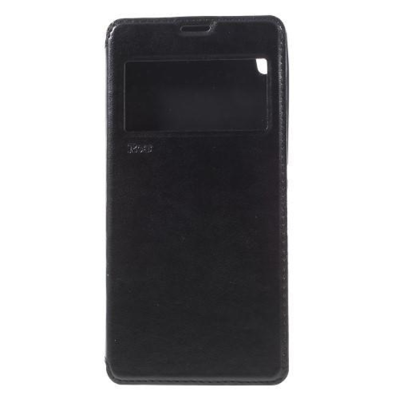 Richi PU bőr tok ablakkal Sony Xperia XA Ultra készülékhez - fekete