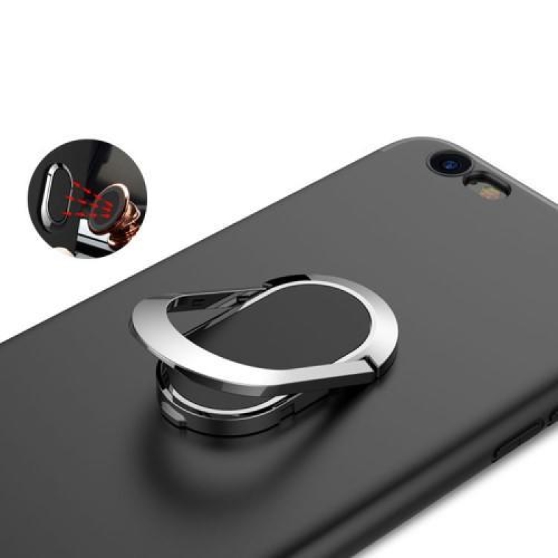 Ring zselés tok iPhone 6 Plus és 6s Plus készülékhez - fekete