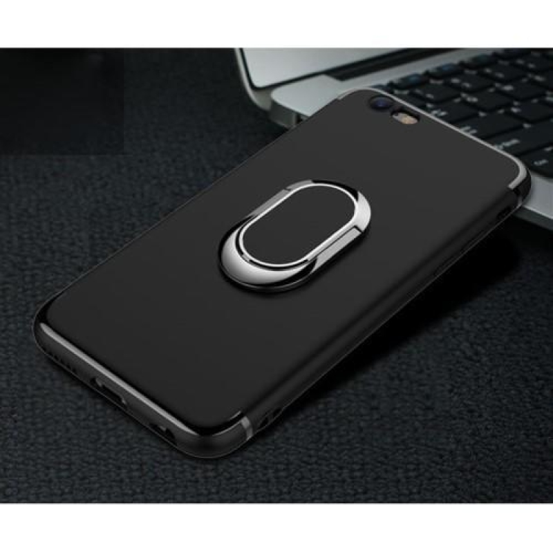 Ring zselés tok iPhone 6 Plus és 6s Plus készülékhez - fekete
