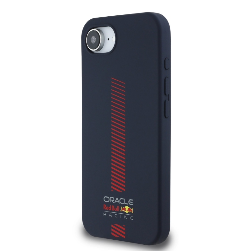Red Bull szilikon Powerbar MagSafe hátlap iPhone 16e-hez Navy színű szilikon Powerbar MagSafe hátlap